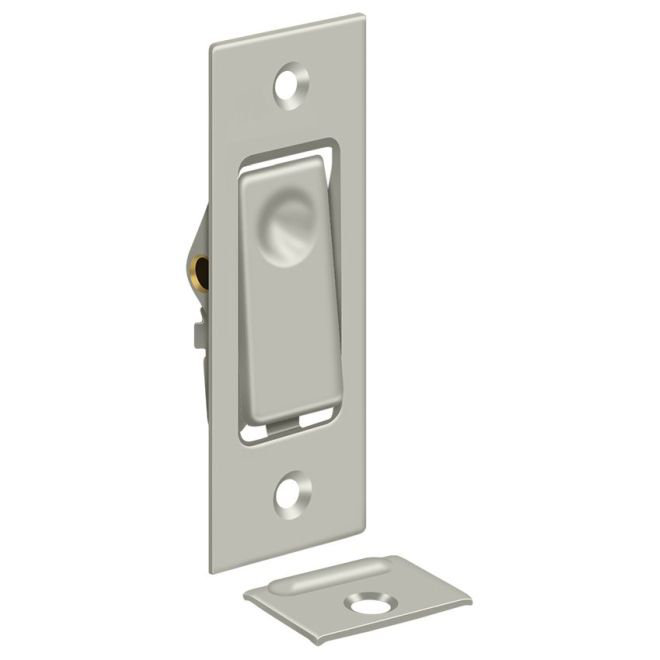 Boulons de porte Deltana PDB42U15; Jamb Bolt; Finition nickel satiné, Nickel brossé