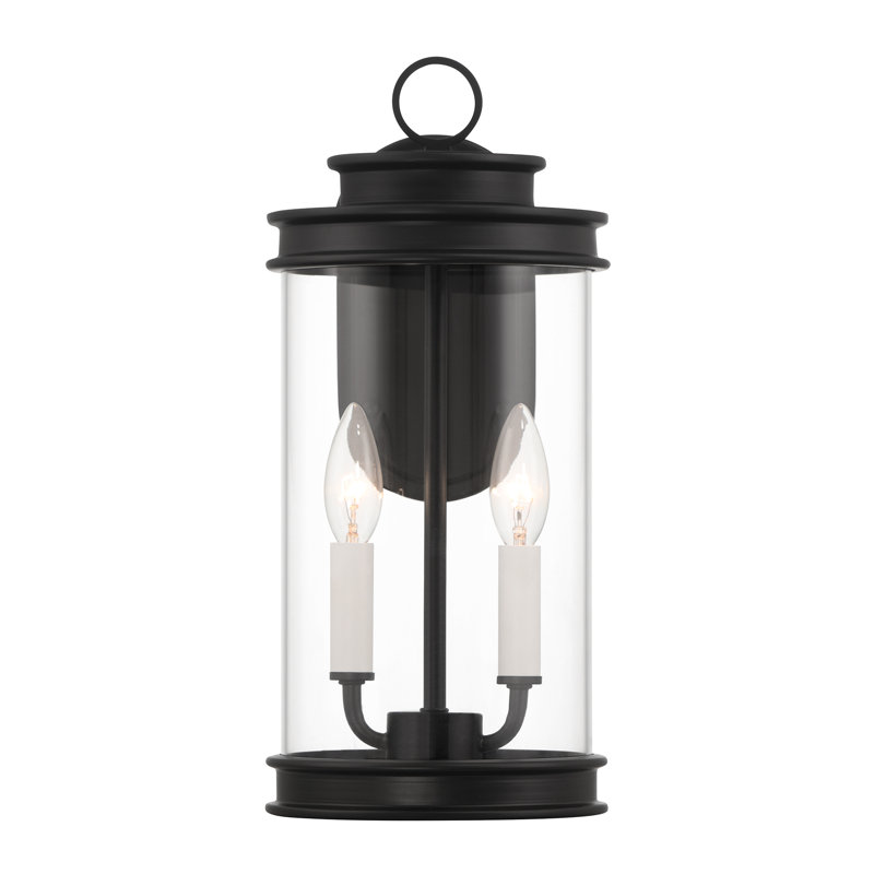 Lanterne murale d'extérieur 2 lumières Benioff, H 15 po x l 7 po x P 8,75 po