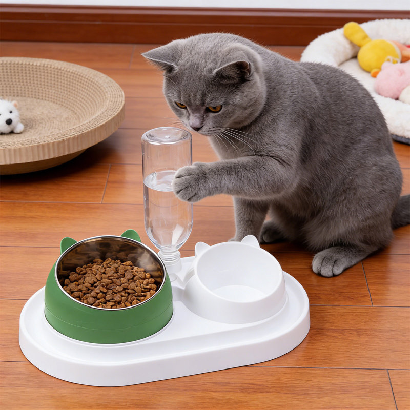 Cats Bowl Two in One, Vert