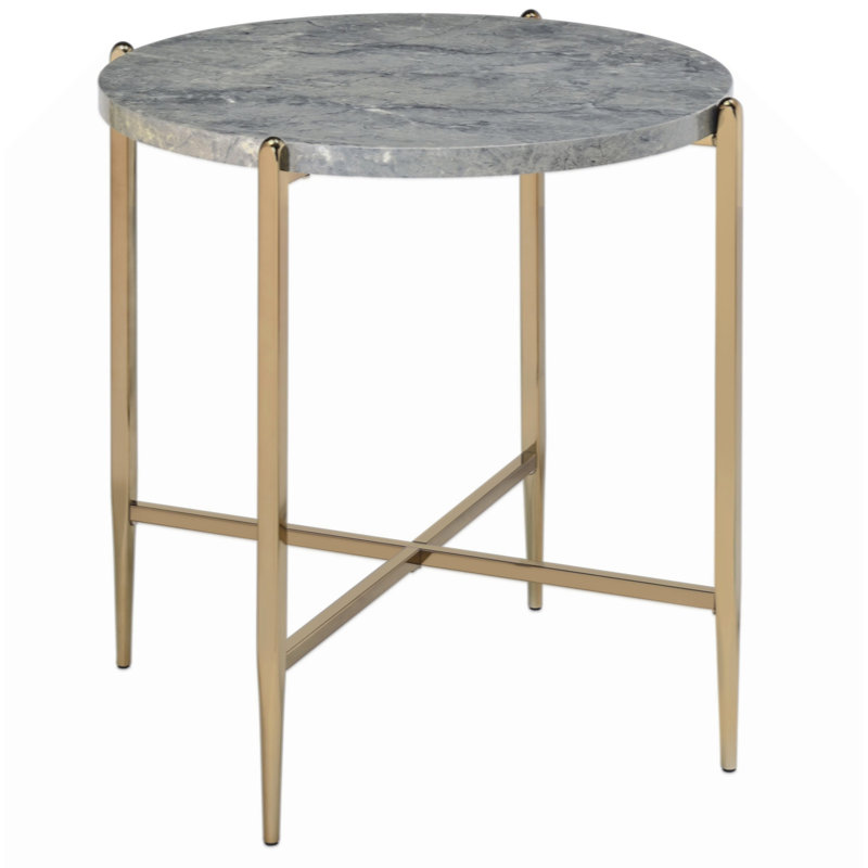 Table de bout ronde ronde