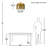 Metal Ceiling Light with Brushed