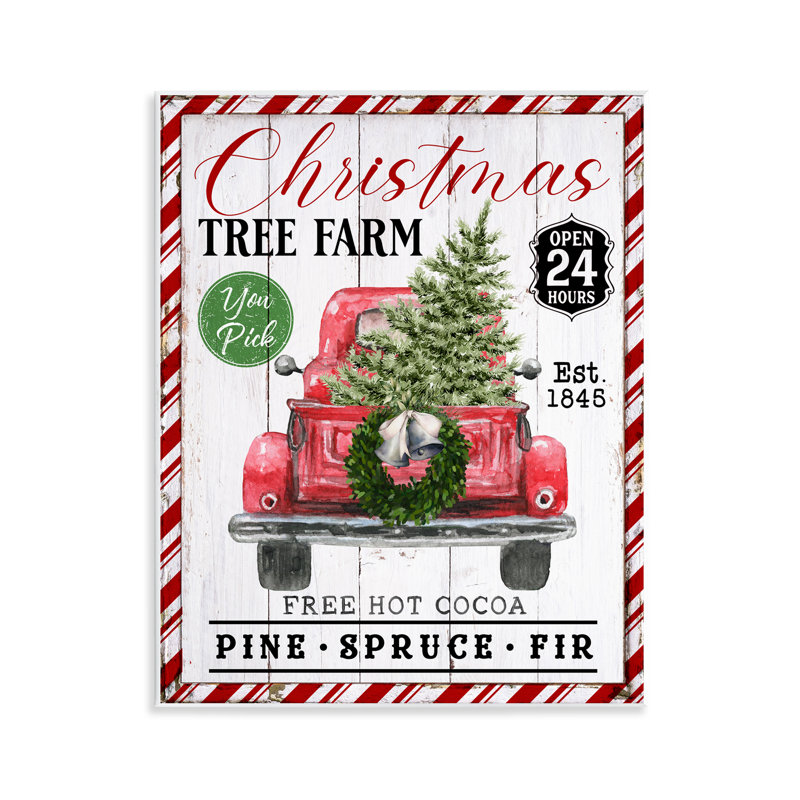 Art mural sur toile Holiday Holiday Farm par Creatif Belle