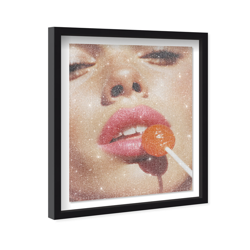 Citrus Gloss Shadowbox Fashion Print by Oliver Gal, Black Frame, 16 x 20, 46.5"H x 37.5"W, Black Shadowbox