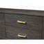 Commode de rangement contemporaine 1 pièce avec poignée en métal