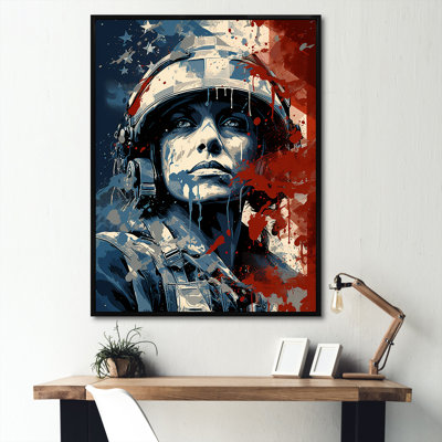 " Military Soldier Patriots Palette " Print