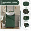 Freestanding Standard Free Standing Single Double Single Vanity Bathroom Vanity With Ceramic Top
