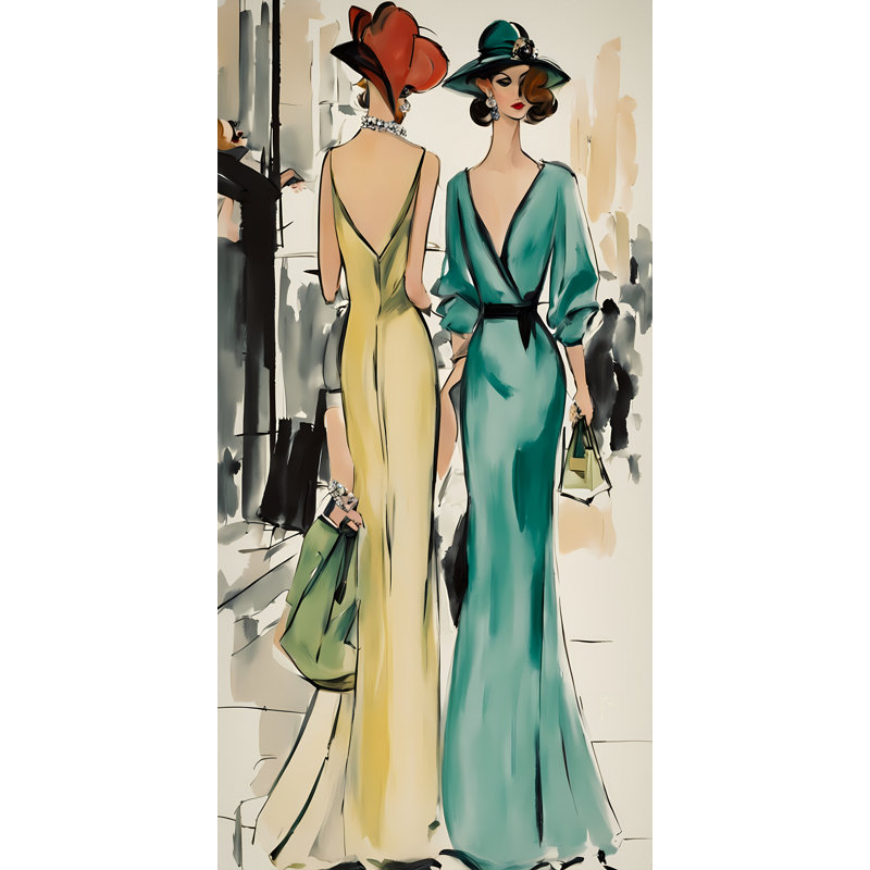 Timeless Sophistication, 60" H x 30" W