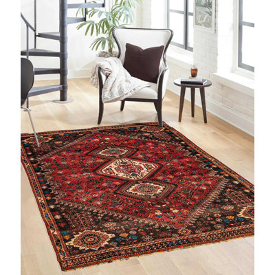 Cary Red Rug 5'7" x 8'11"
