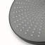 Système de douche noir mat avec douchette à main de 8 po à 3 réglages, barre coulissante à hauteur réglable, bec verseur pivotant, bec flexible de 59 po, fixation murale et à rayures de tous les jours, réglable à 360 °,