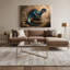 «Dinosaur Oviraptor», art mural sur toile brune-1106632109