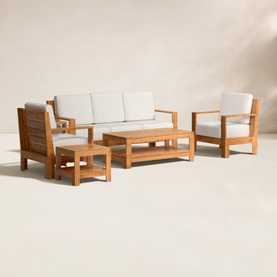 Beaufort Teak Outdoor Conversation Set