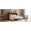 Grand lit escamotable avec port USB et tablettes amovibles de chaque côté, lit escamotable en pin massif pour bureau personnel, chambre d'amis, noyer-1941266391-1941266388