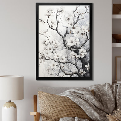 Grey White Tree Graphite Whispers I " Grey White Tree Graphite Whispers I "