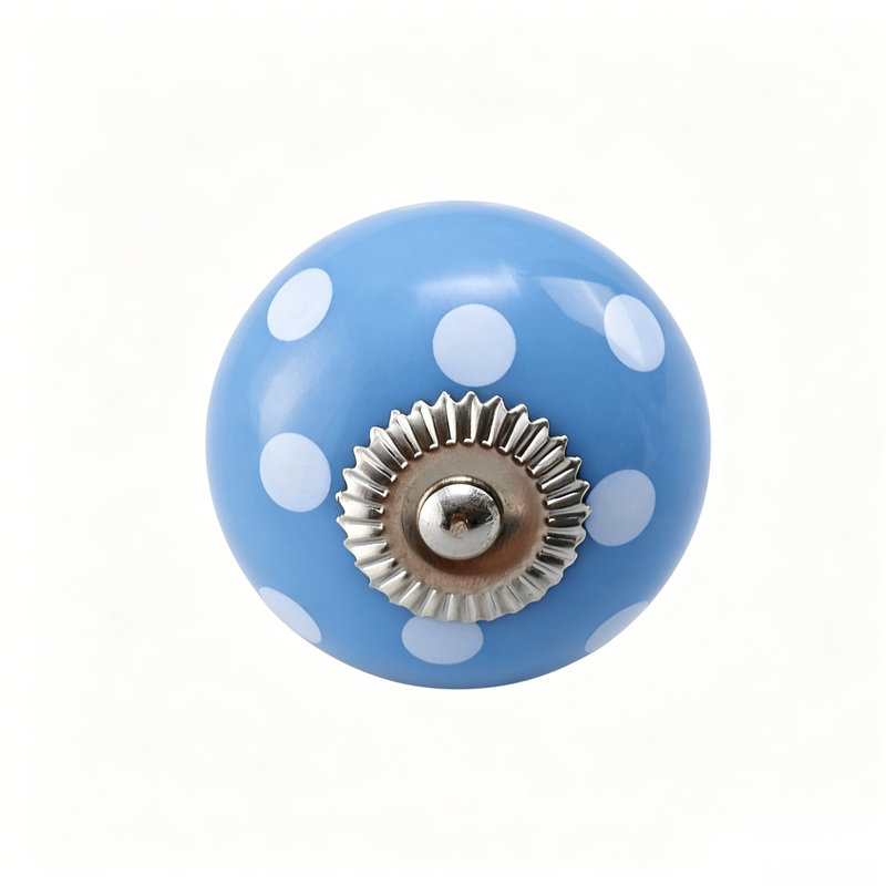 6Pcs Ceramic Furniture Knobs Pull Handles