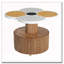 Table d'appoint pour le salon, la chambre à coucher et les petits espaces - Table d'appoint décorative en bois