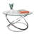 Dimitri Galaxy Tempered Glass Round Coffee Table-565745789