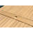 Anautica Outdoor Patio 5pc Teak Finish Outdoor Furniture Dining Set
