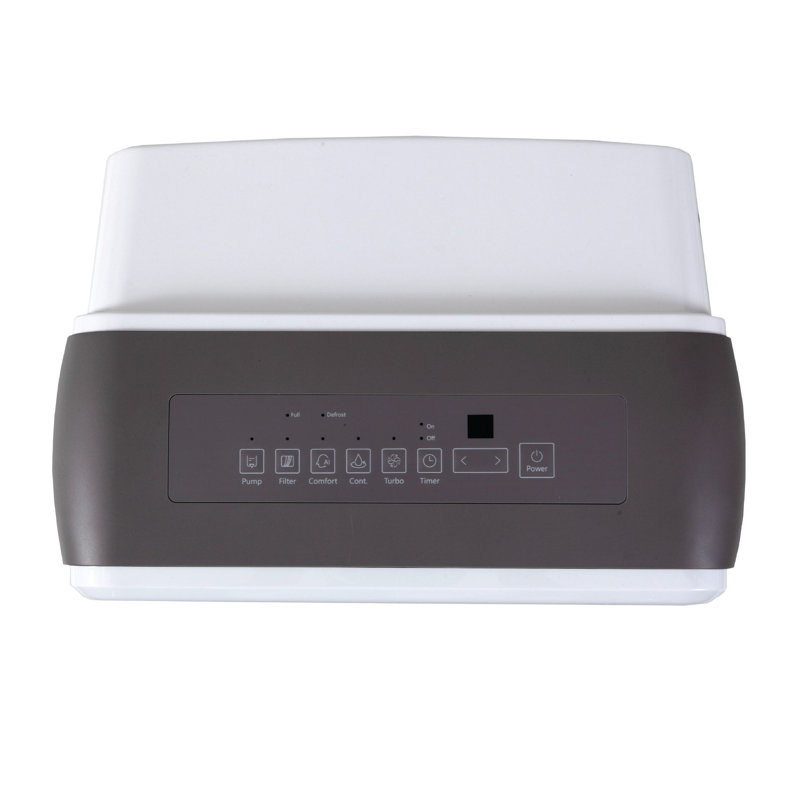 Keystone 50 Pint Portable Dehumidifier for up to 4,500 Sq. Ft. in White