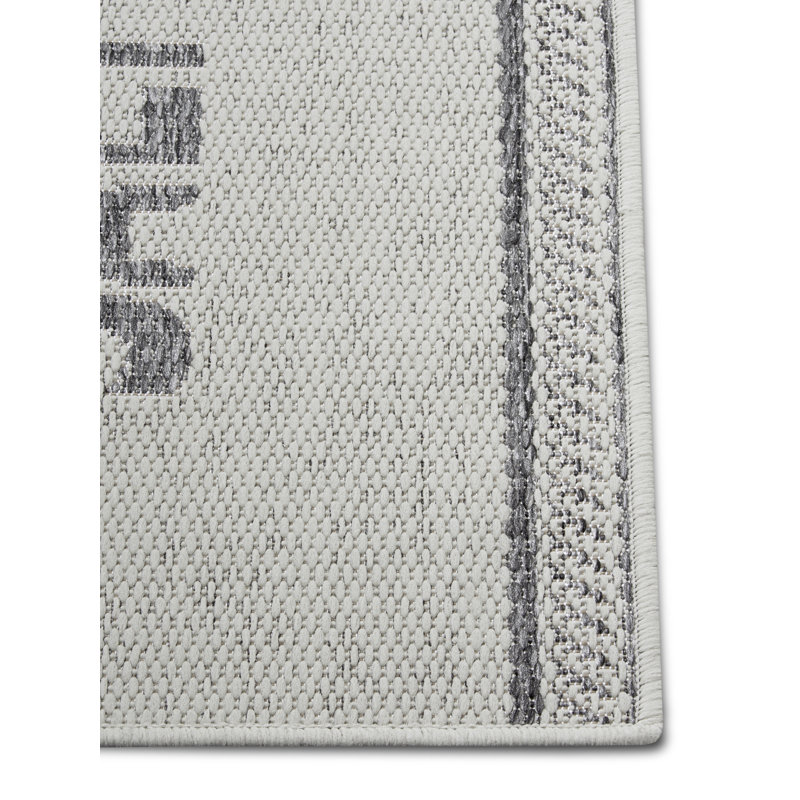 Salt & Pepper Cream Rug, Runner 62 x 150 cm