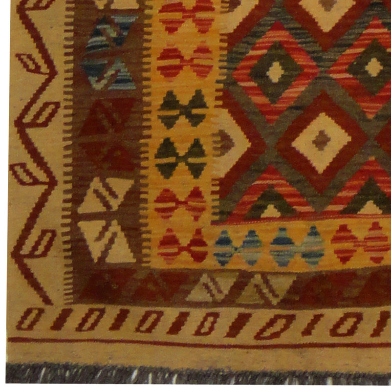 Tapis rouille tissé à la main Azpeitia