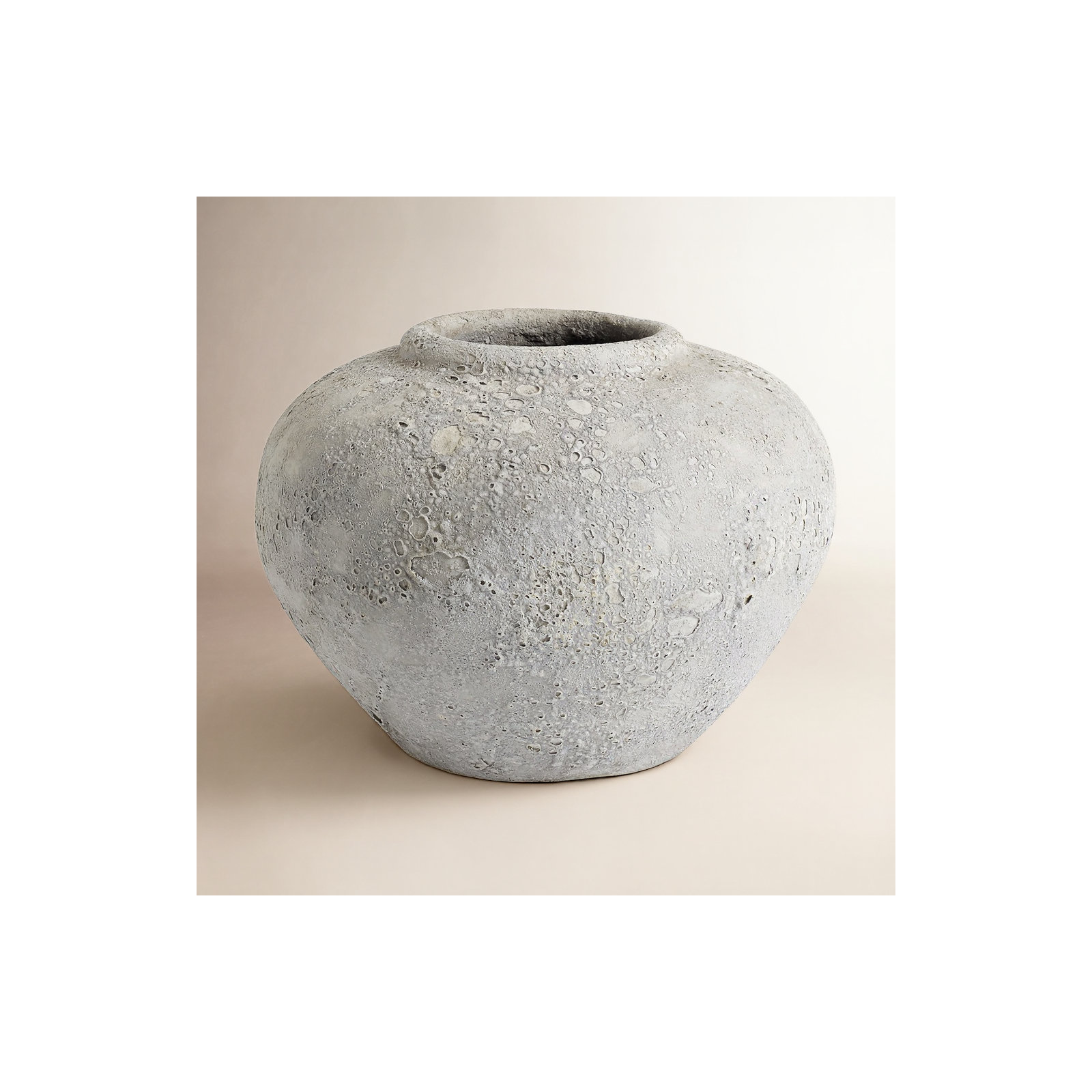Tofino Ceramic Table Vase, 7" H x 9.85" W x 10" D