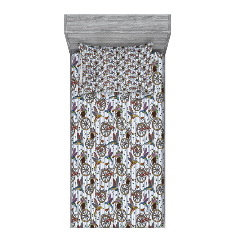Microfiber Sheet Set, Twin XL Sheet Set + Fitted Sheet + 1 Pillowcase