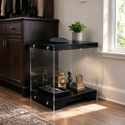 Vitrine en acrylique transparent 19,7 po