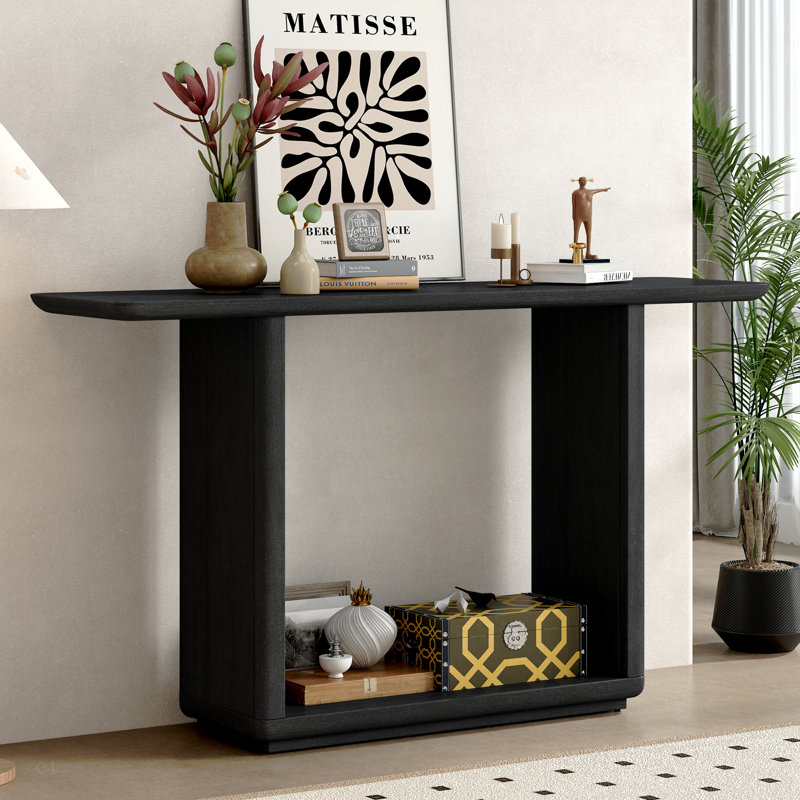 Console Mirod Elegant Minimalist, Noir