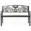 Banc de jardin en acier durable Barty