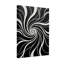 Imprimé tendance noir et blanc-77388589