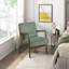 Chaise d'appoint moderne avec coussin moelleux en velours côtelé et meubles de maison 1 pièce avec structure en bois d'hévéa-1277951442