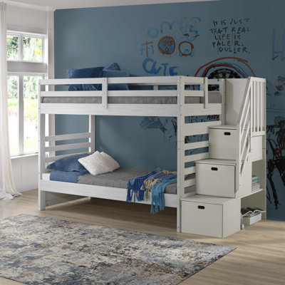 Huseman Solid Wood Convertible Bunk Bed