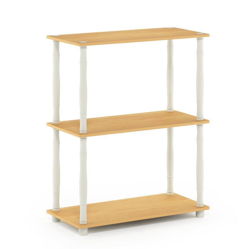 Swearingen Etagere Bookcase, Natural/White