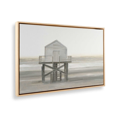 Impression sur toile «Weathered Beach Outpost I» par Ethan Harper