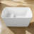 49'' x 28'' Freestanding Soaking Acrylic Bathtub-98571909