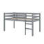 Twin Loft Bed With Guardrails And Ladder-1817474417