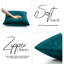 Luxurious Plain Velvet Cushion Covers (Set Of 2)-490774926