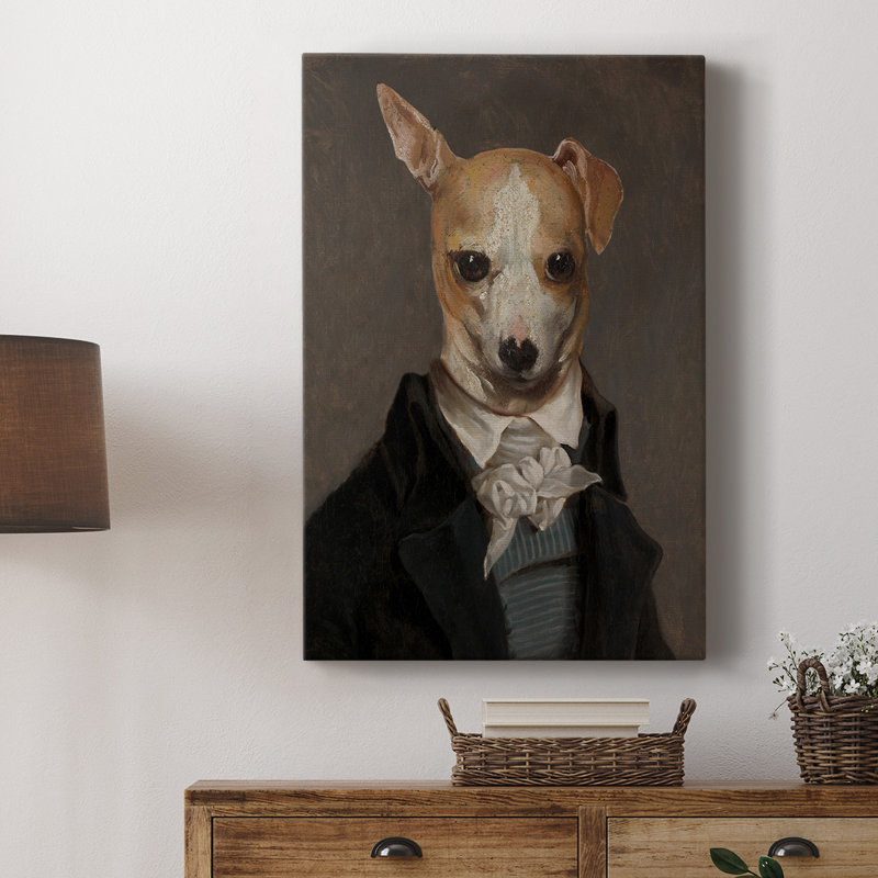 Fido raffiné - Cavas enveloppés de galerie, H 27 po x l 18 po