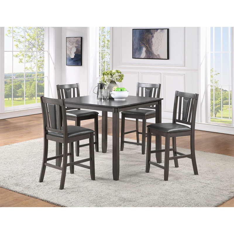 5Pc Counter Height Dining Set