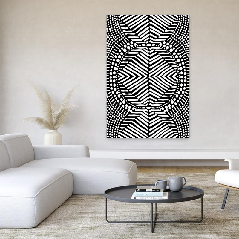 Tribal Abstract Contemporary Wall Art Print, 152.4cm H x 101.6cm W