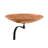 Polished Copper Birdbath with Wall Mount Bracket-1764696677