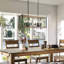 Lustre rectangulaire pour îlot de cuisine à 8 lumières Belisma-26471087-127408726