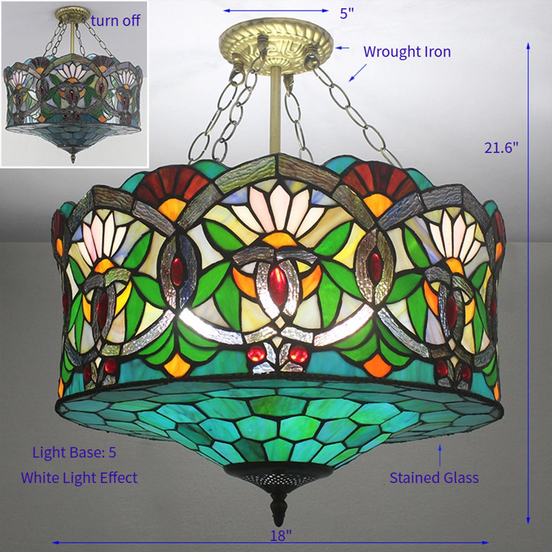 Plafonnier de mission Tiffany