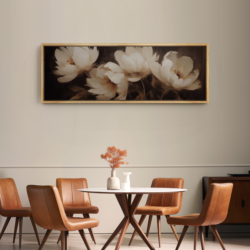 Œuvre d'art rustique brun rustique, photos murales de chambre à coucher neutre, impression numérique sur toile giclée sur toile