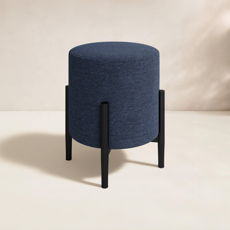 Pouf Outdoor Ottoman, Indigo