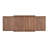 Mayah Exquisite Walnut Finish Dining Table w/Extension Leaf