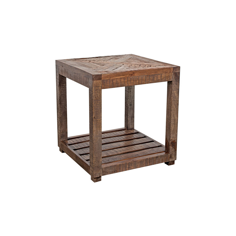 Table de bout en bois massif Darshani
