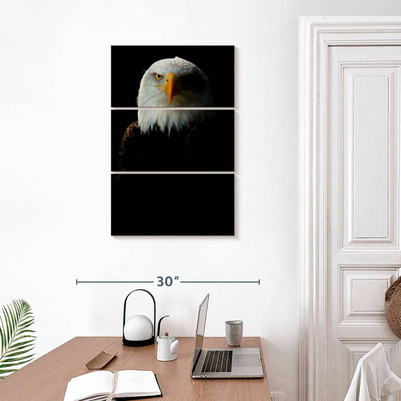 Brampt Bald Eagle Headshot, 32" H x 20" W