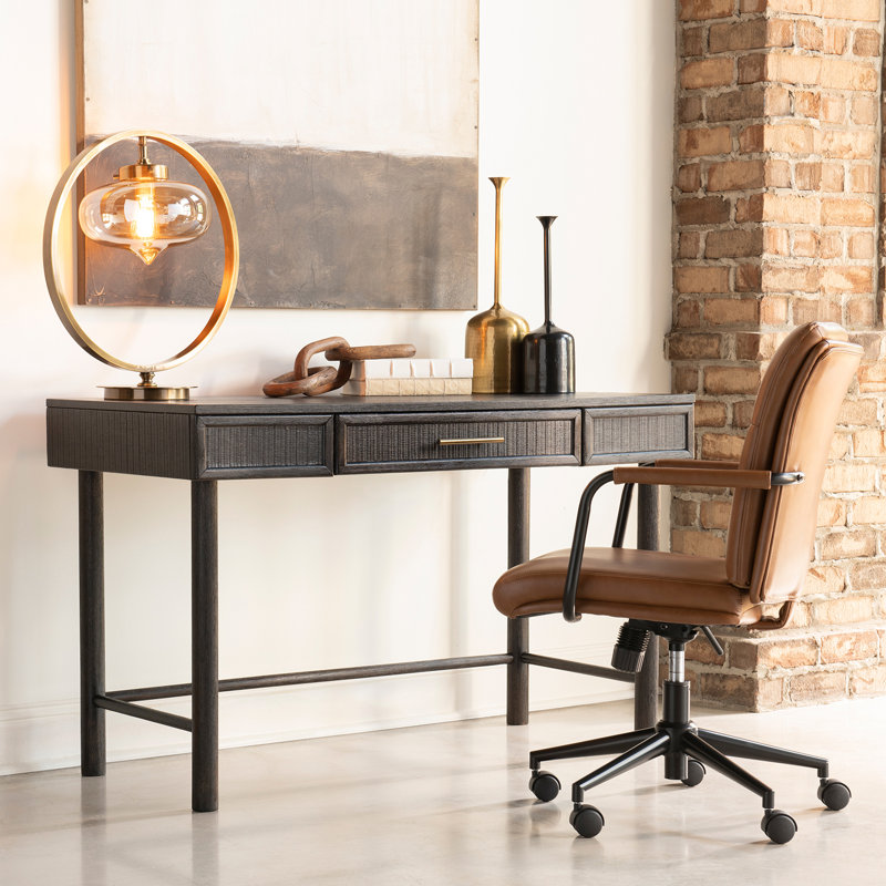 Tura Solid Wood Writing Desk