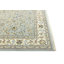 Tapis oriental bleu 10 x 14 à motif floral Indo-Nain | Taille exacte: 9 pi 10 po x 14 pi-197822649